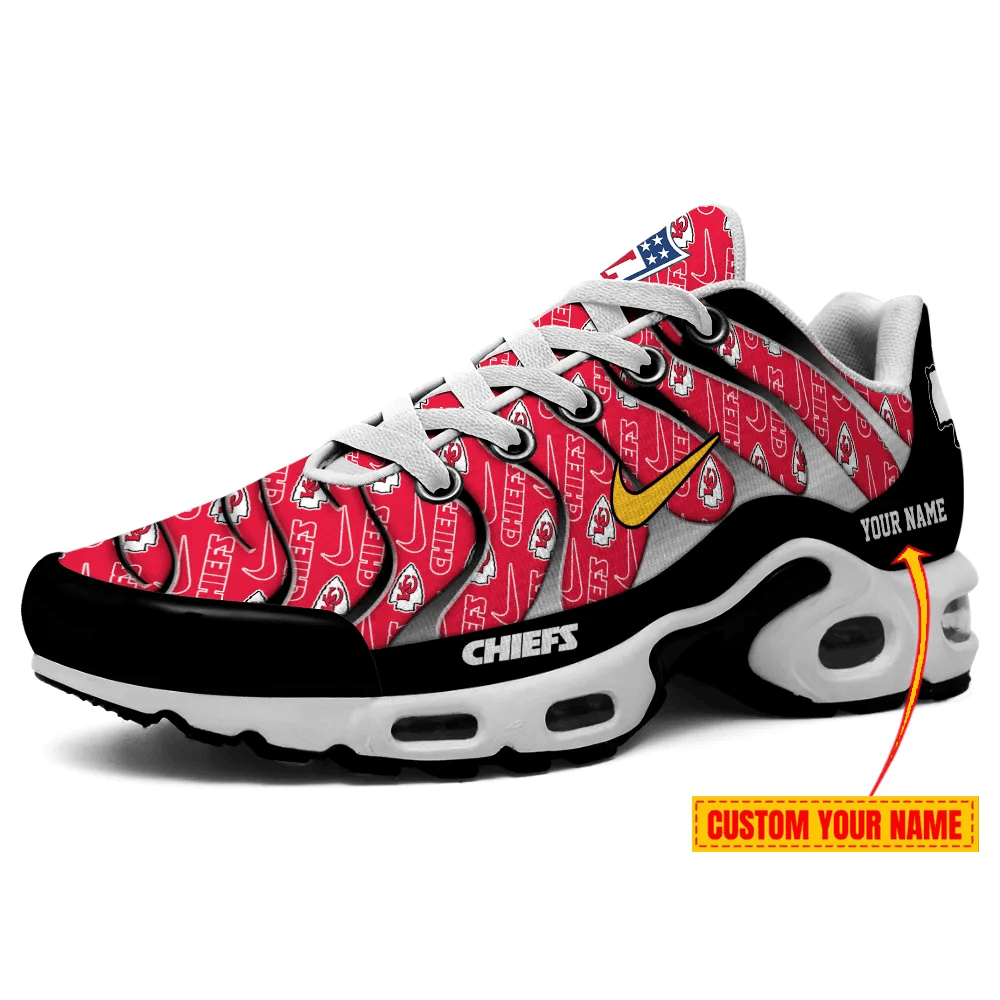 kansas city chiefs personalized name team mix colors v5 tn air max shoes air cushion sneakers 3384 yrums