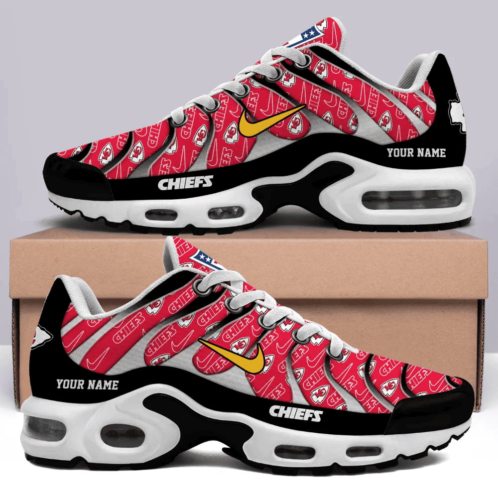 Kansas City Chiefs Personalized Name Team Mix Colors V5 TN Shoes Air Cushion Sneakers
