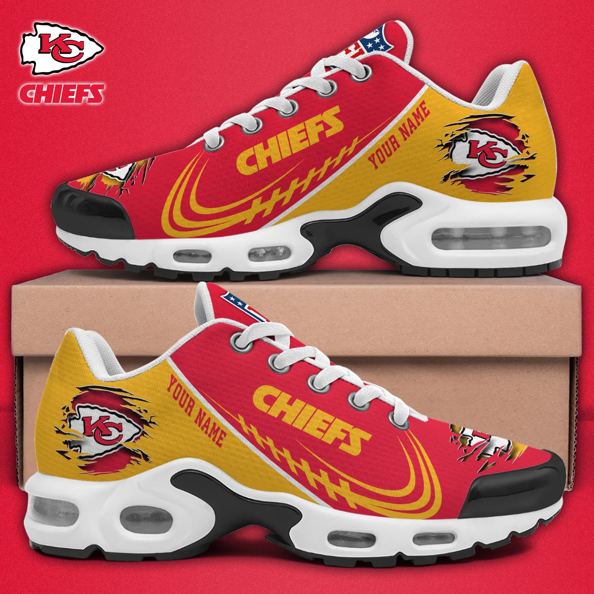 kansas city chiefs tn shoes 2026 version custom name 1539 cmlla