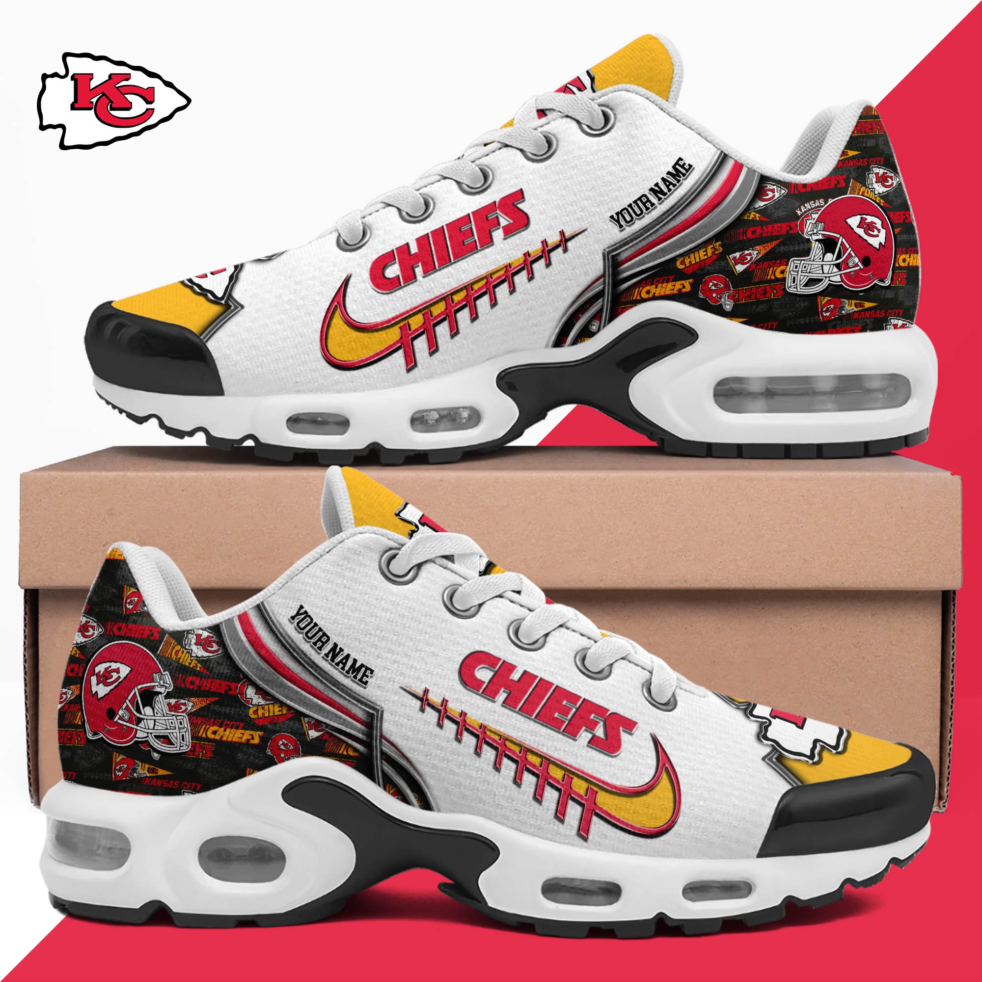 kansas city chiefs tn shoes 2026 version custom your name 642 5430 hn7ci