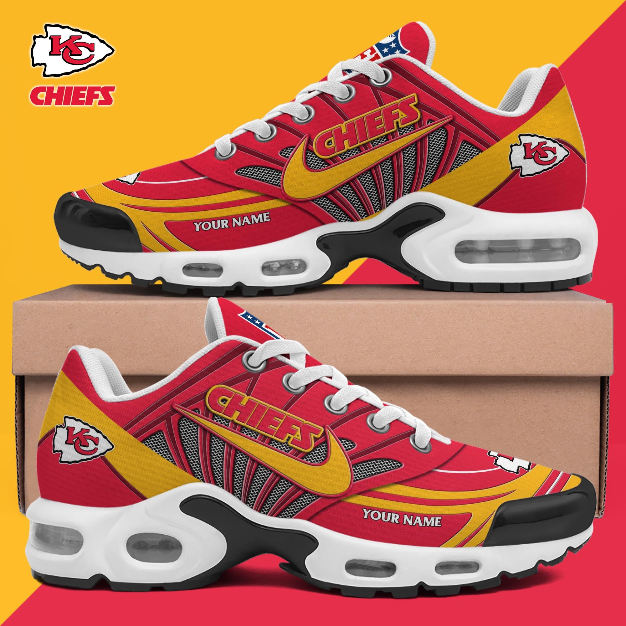 Kansas City Chiefs TN Shoes 2026 Version Custom Your Name 