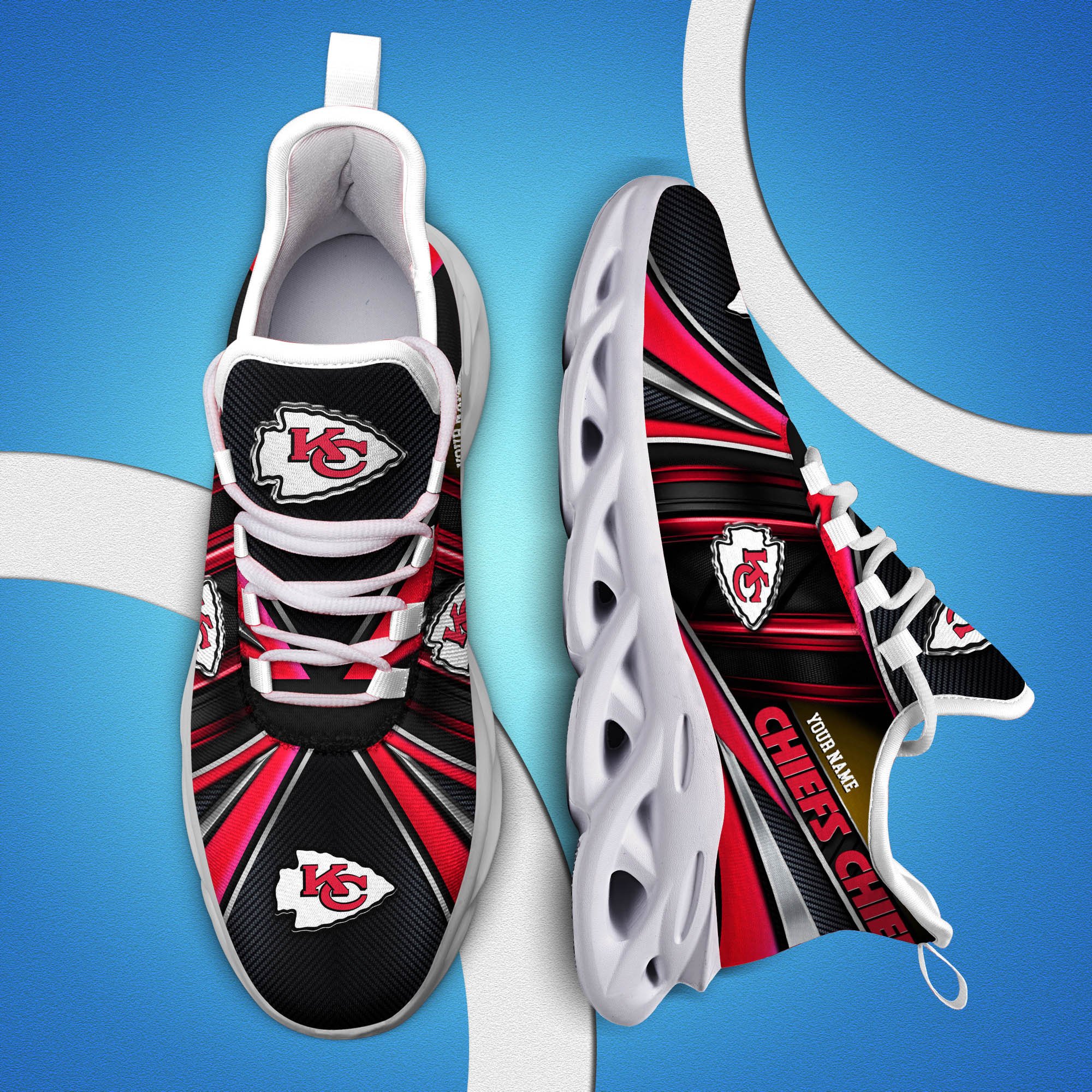 kansas city chiefs white c sneakers 2026 version personalized your name sport team sneakers sport gifts ph892 4995 awqwy