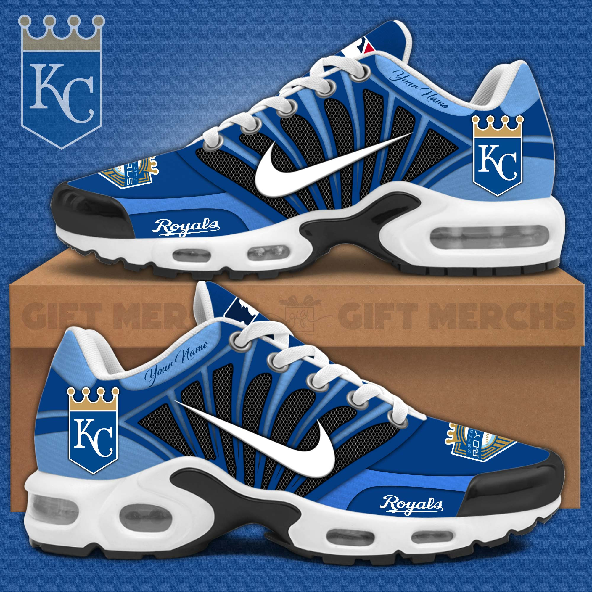 kansas city royals tn air max plus shoes sneakers for men and women 3924 a8vph