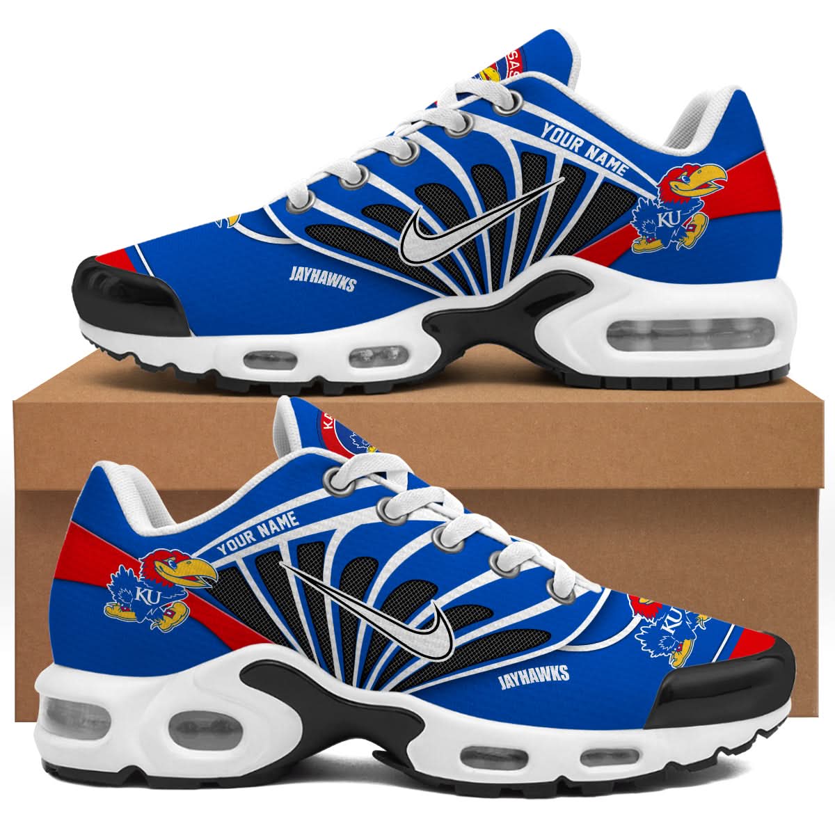Kansas Jayhawks Air Max Plus Shoes 