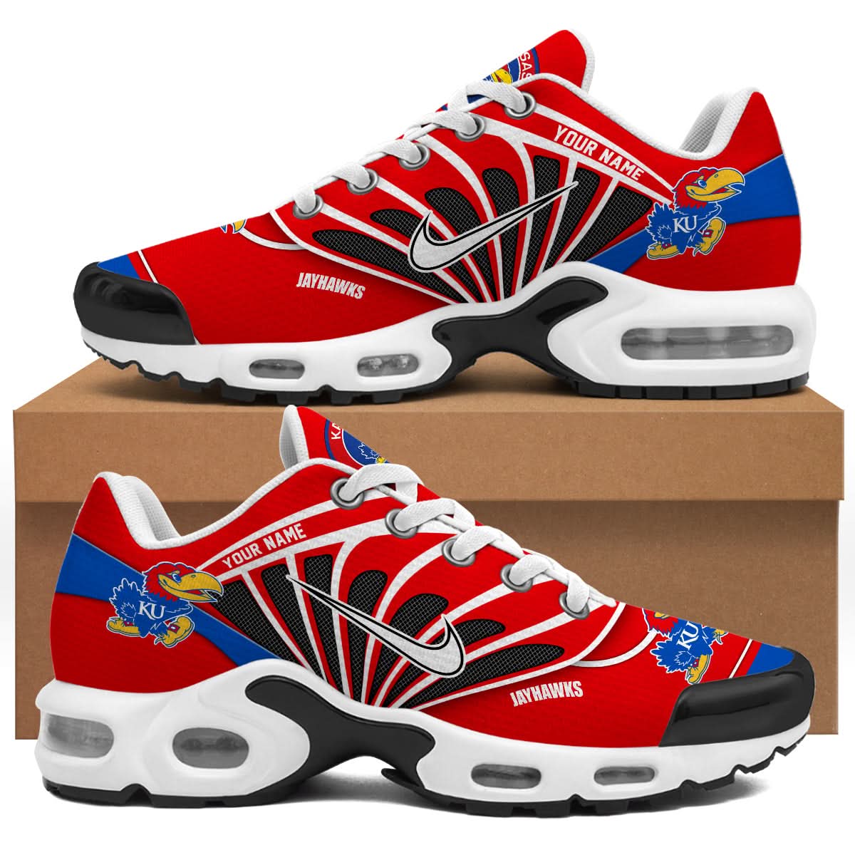 Kansas Jayhawks  Air Max Plus Shoes - Limited