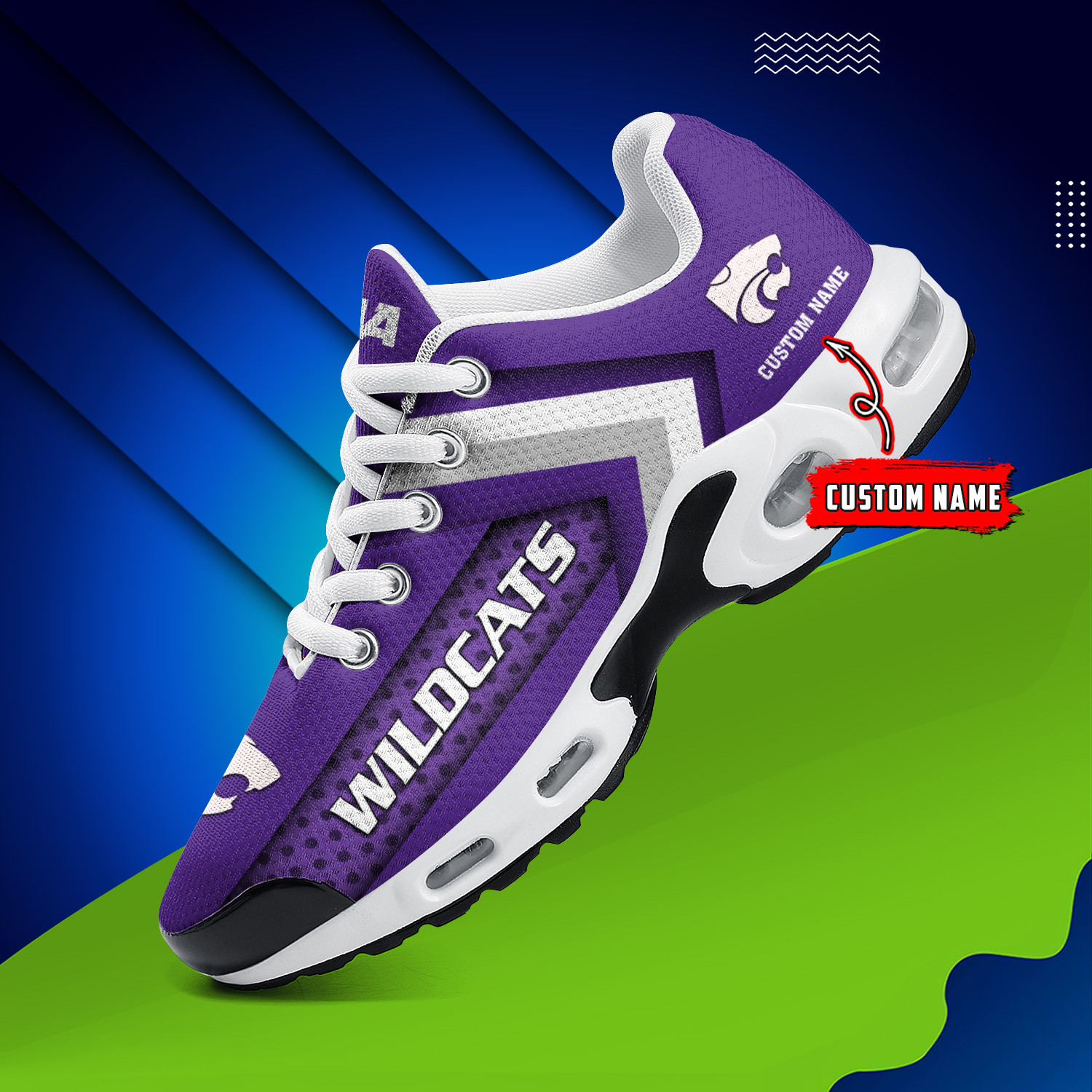kansas state wildcats tn air max plus shoes sneakers for men and women 4013 vvgg6