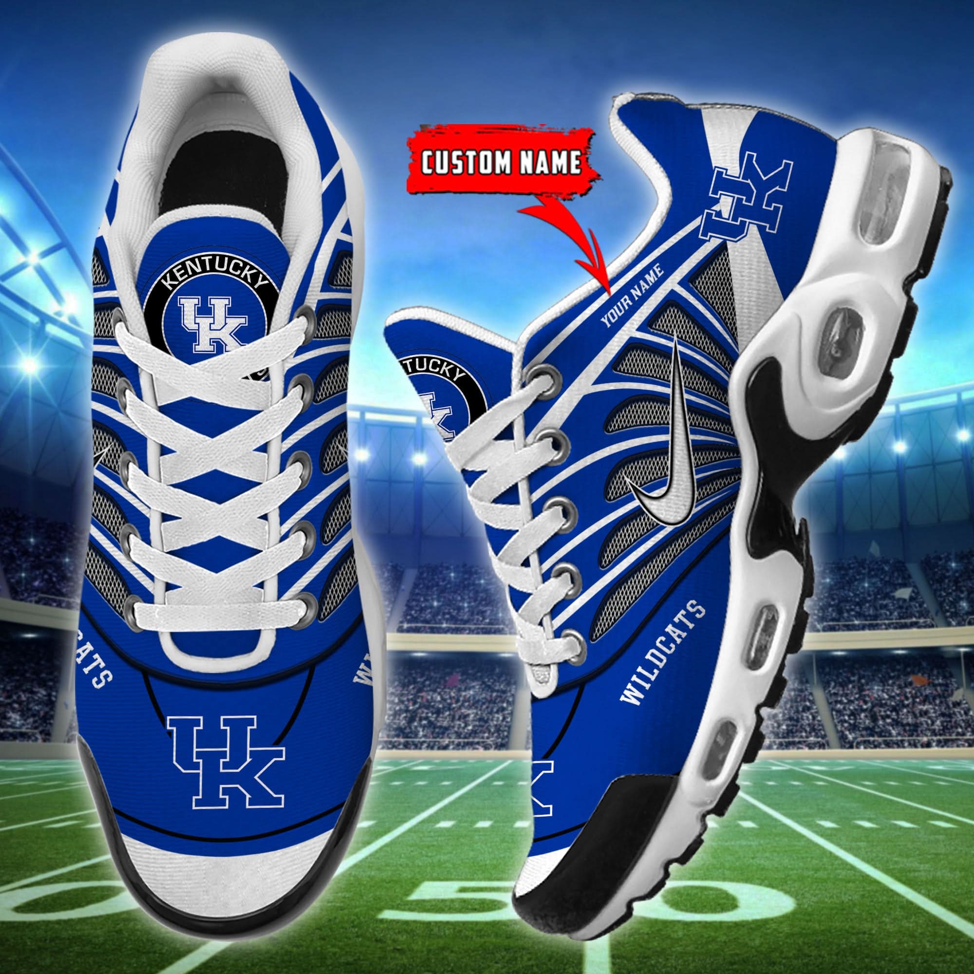 Kentucky Wildcats  Air Max Plus Shoes - Limited