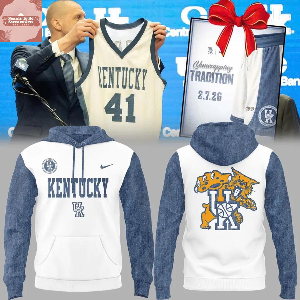 kentucky wildcats men basketball 2026 throwback 1996 old classic hoodie shirt 2633