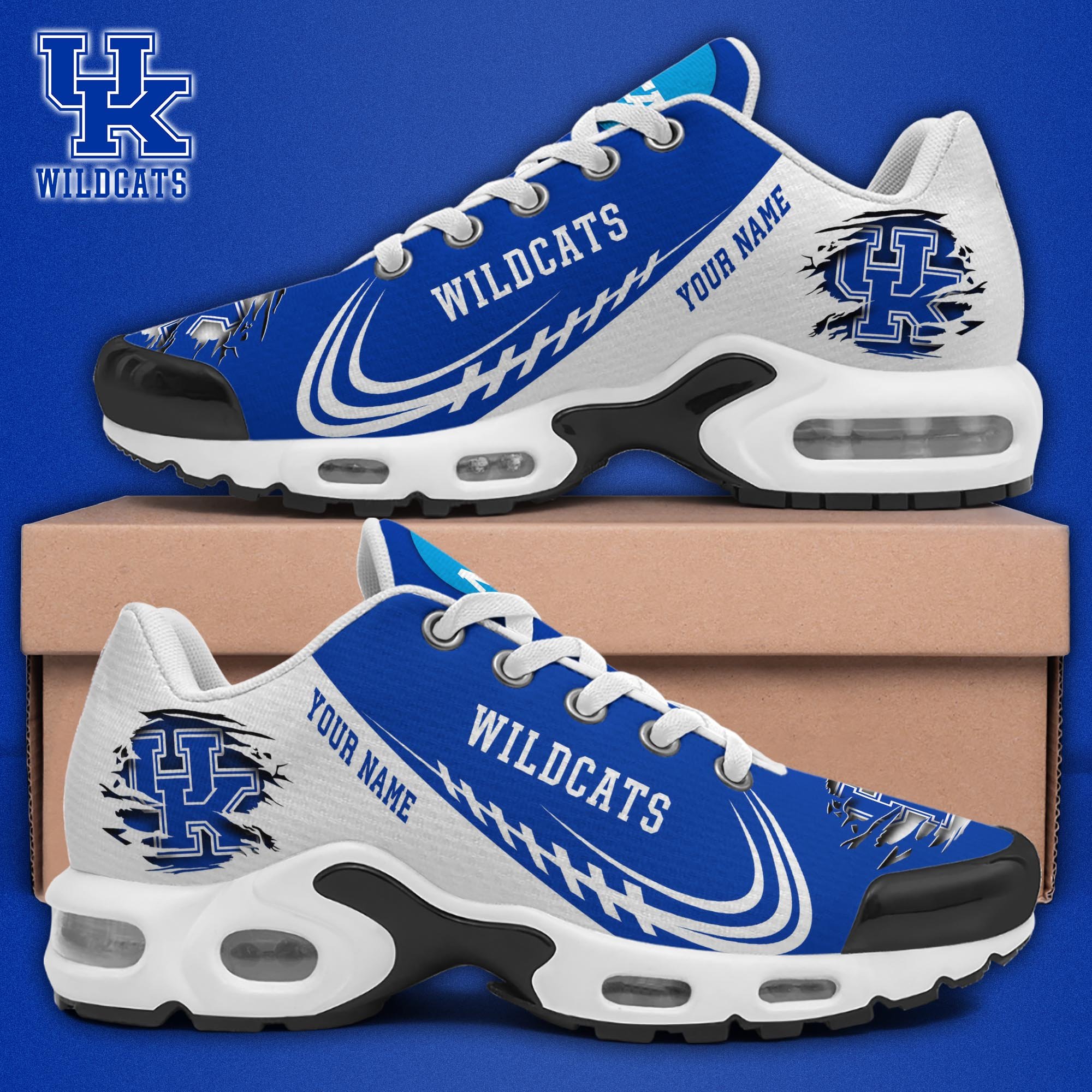 Kentucky Wildcats TN Shoes 2026 Version Custom Name 