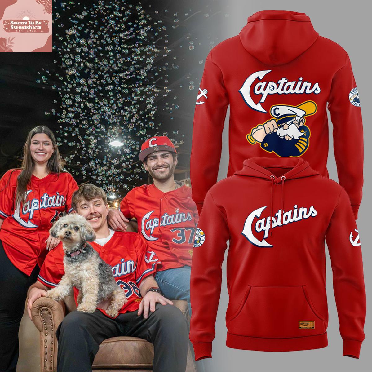 lake county captains new look 2026 guardians red hoodie 9834 m0rhk