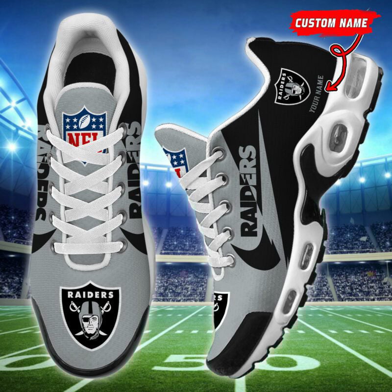Las Vegas Raiders Air Max Plus Sport Sneakers For Fan Gifts