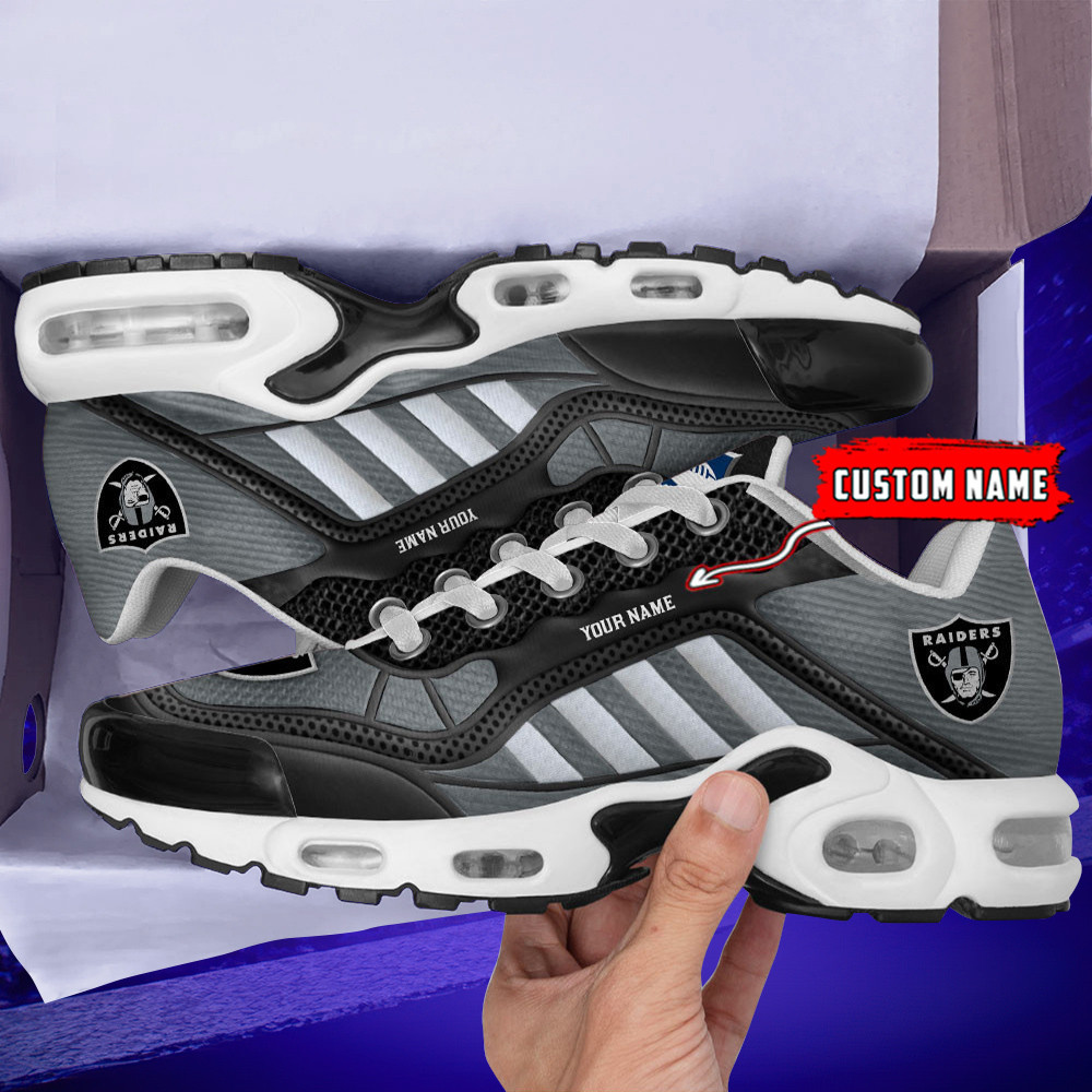 las vegas raiders personalized air max shoes cushion sneaker 5555 l6sg0