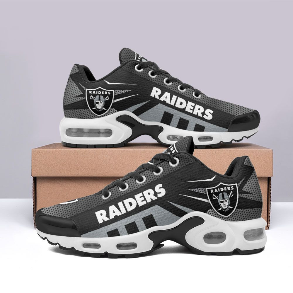 las vegas raiders plus air max sneaker shoes 4578