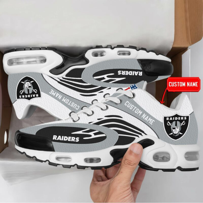 las vegas raiders premium air max plus sport sneakers for fan gifts 8961