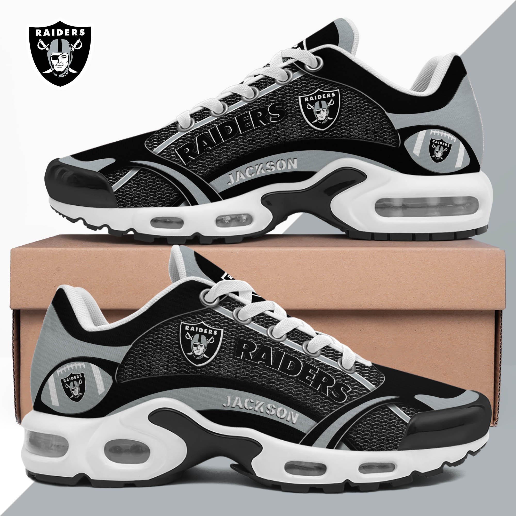 las vegas raiders team tn shoes 2026 version custom name 889 4205