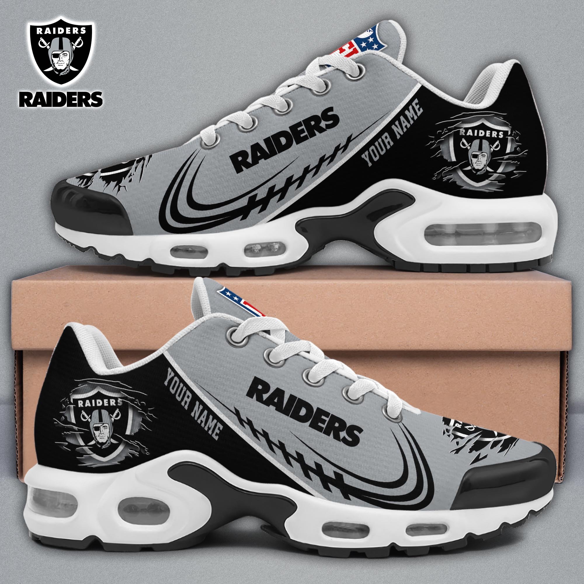 las vegas raiders tn shoes 2026 version custom name 1928 6p9eg