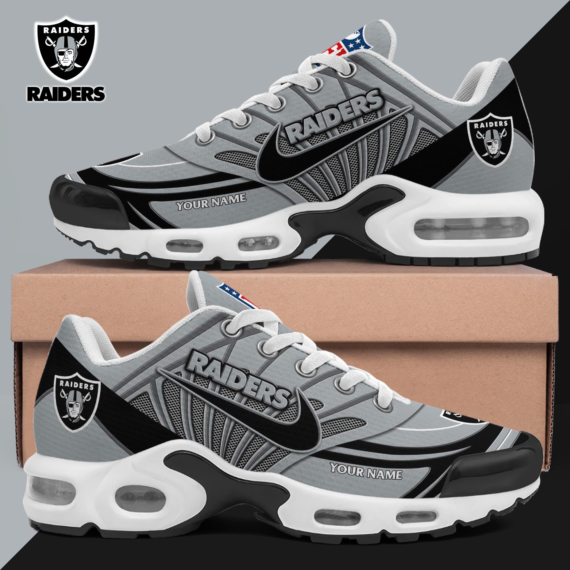 Las Vegas Raiders TN Shoes 2026 Version Custom Your Name 582