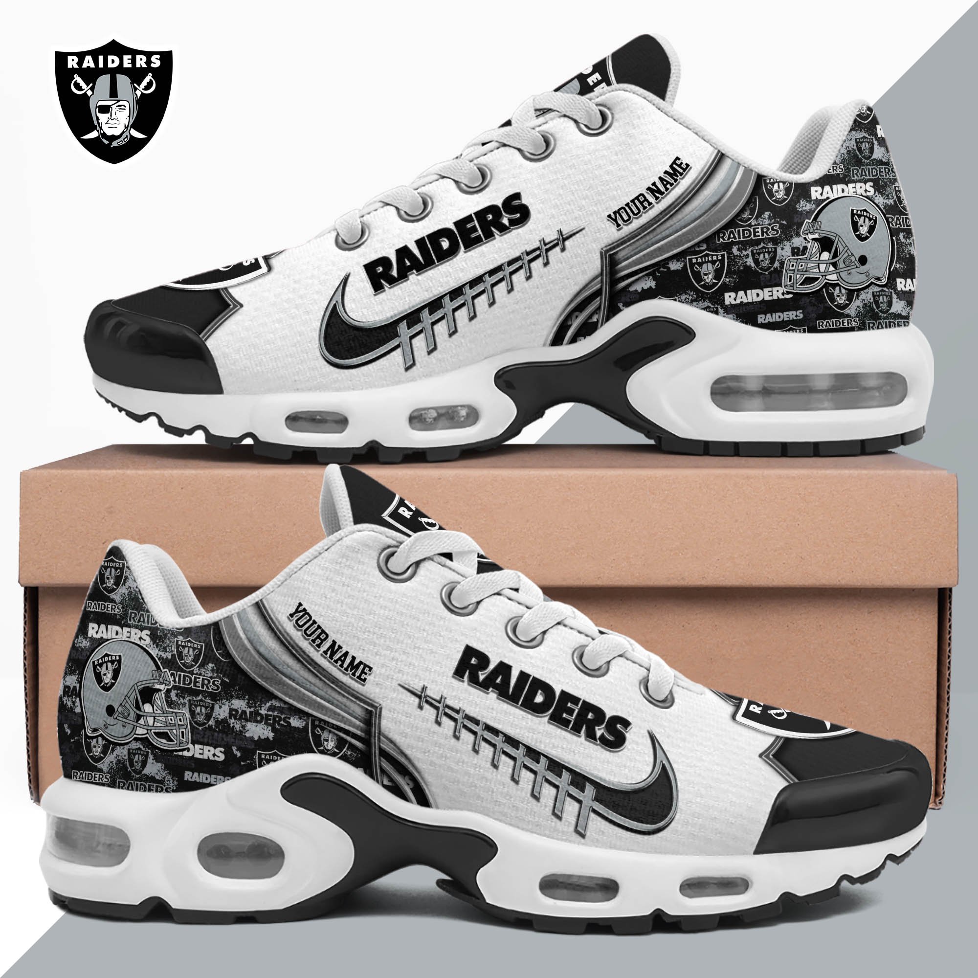 Las Vegas Raiders TN Shoes 2026 Version Custom Your Name 642