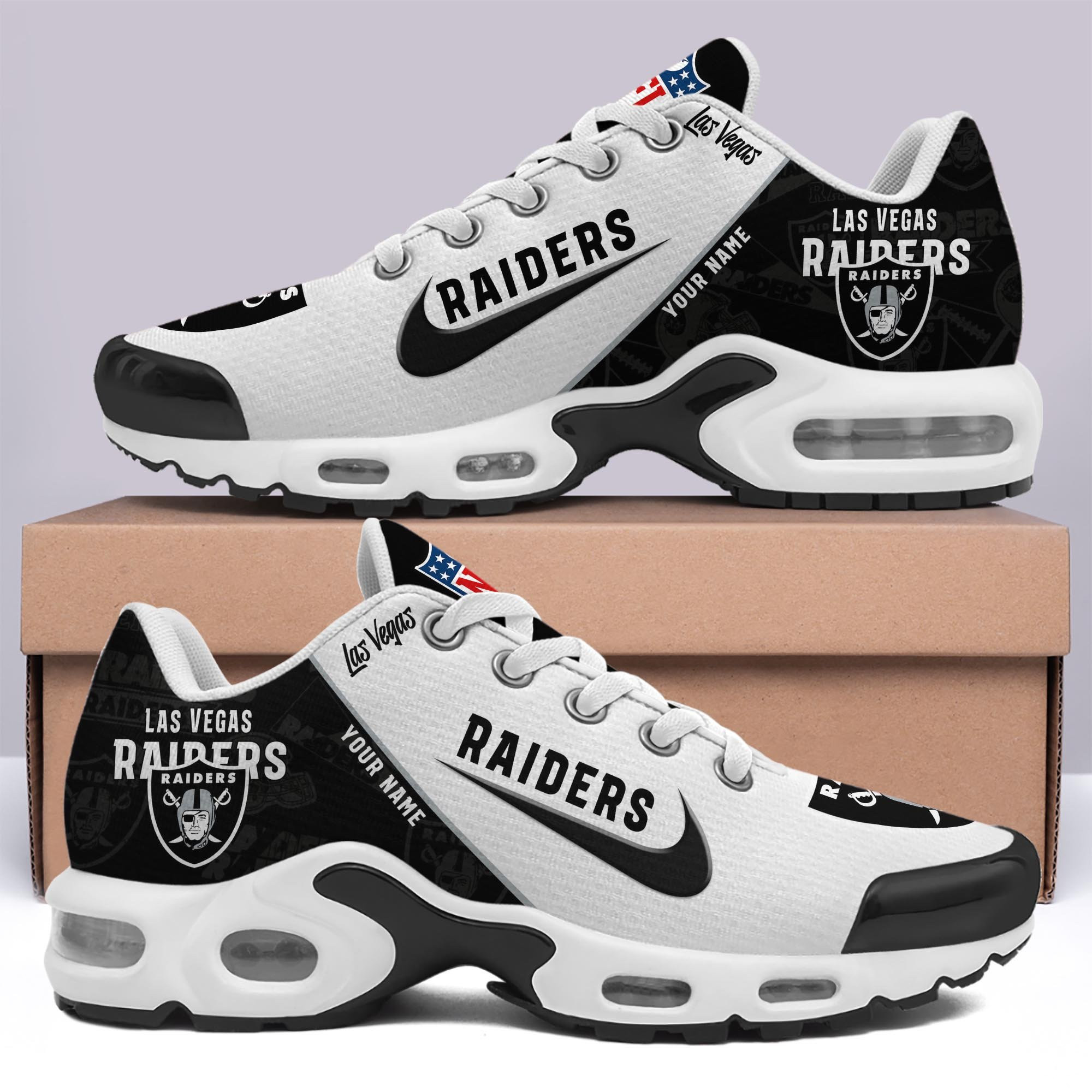 Las Vegas Raiders TN Shoes 2026 Versions Custom Your Name 670