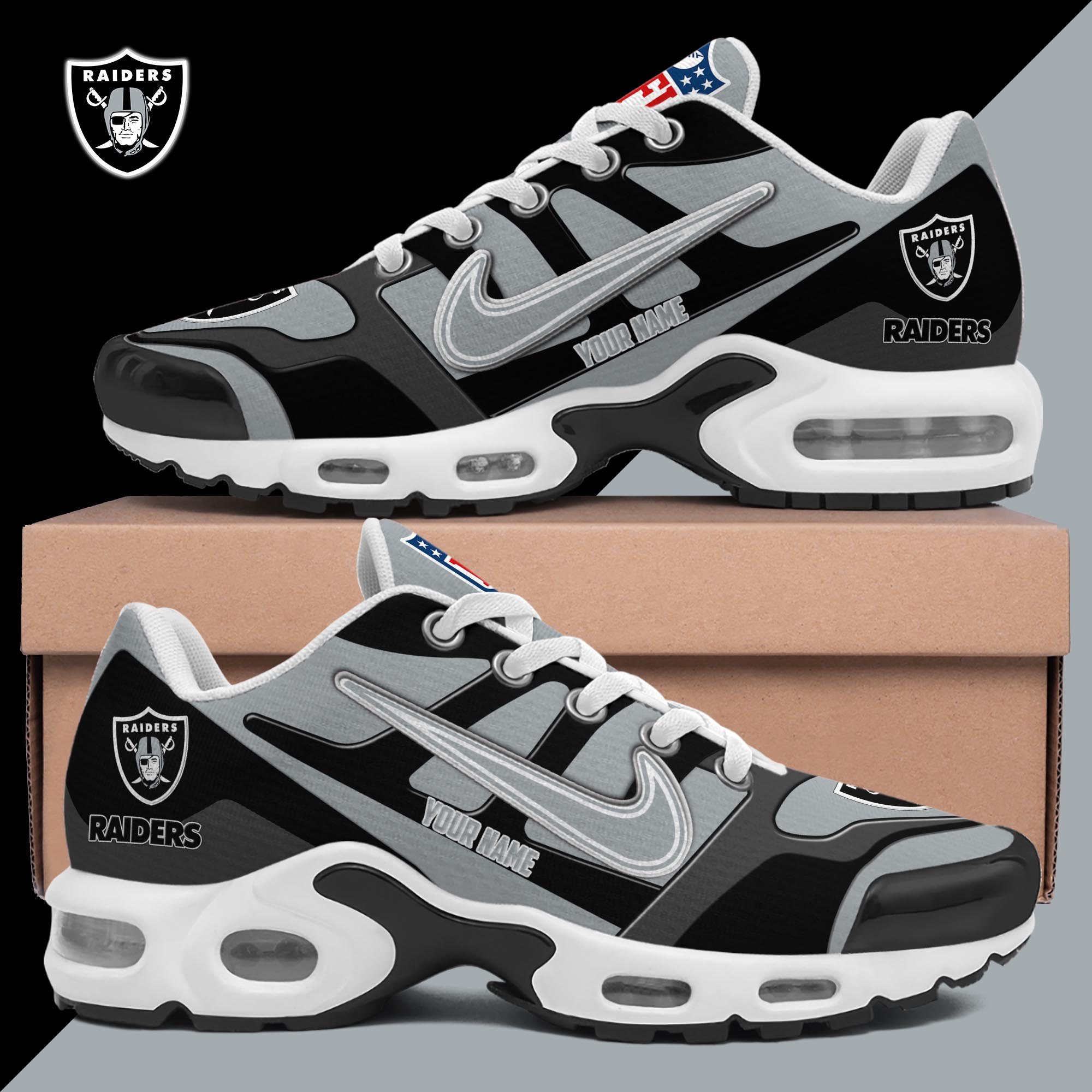 las vegas raiders tn shoes custom your name 9433 cjzuf