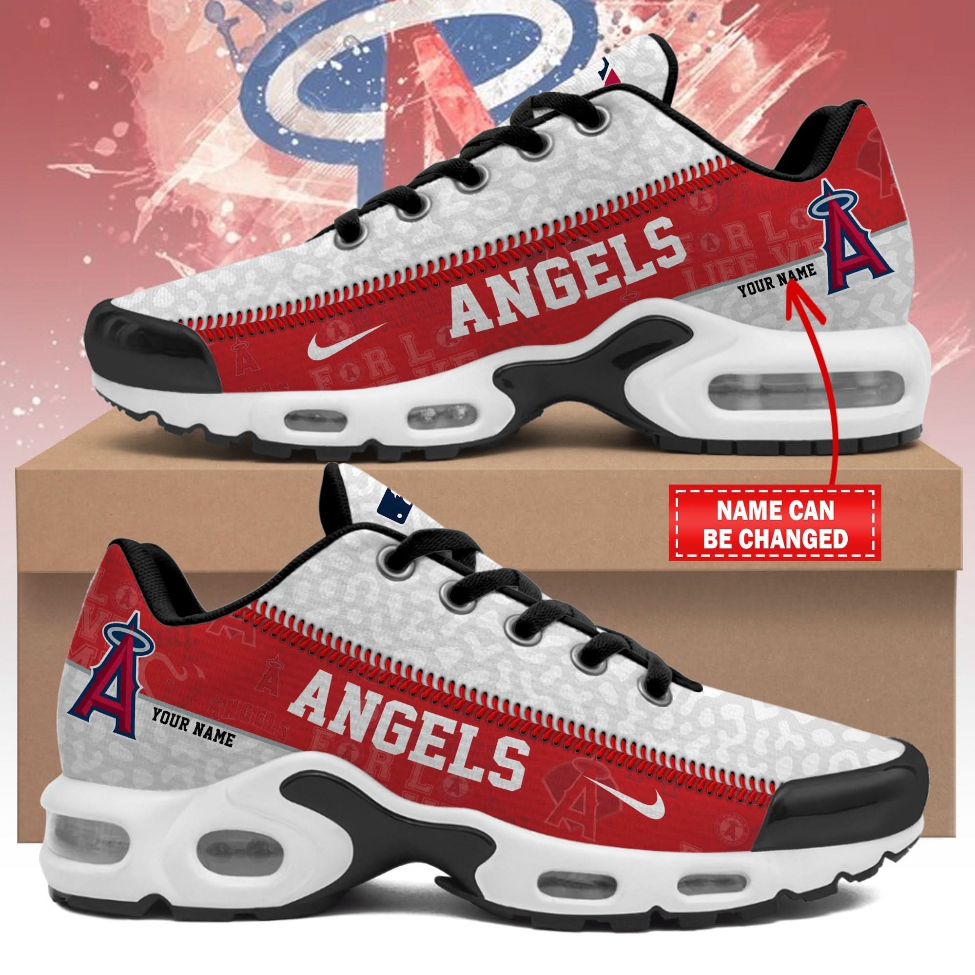 Los Angeles Angels  Personalized Air Max Shoes 