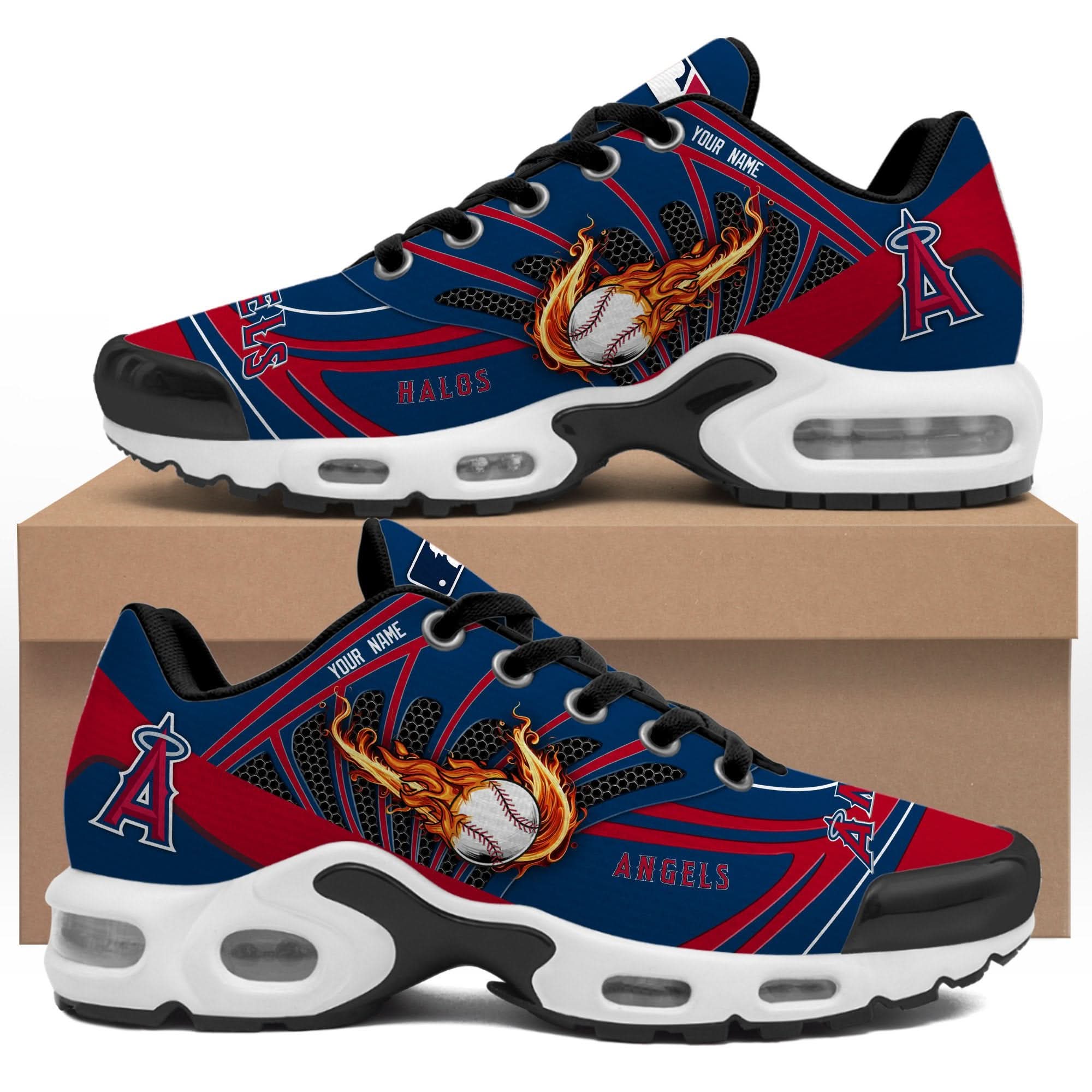 Los Angeles Angels Personalized Air Max Shoes 