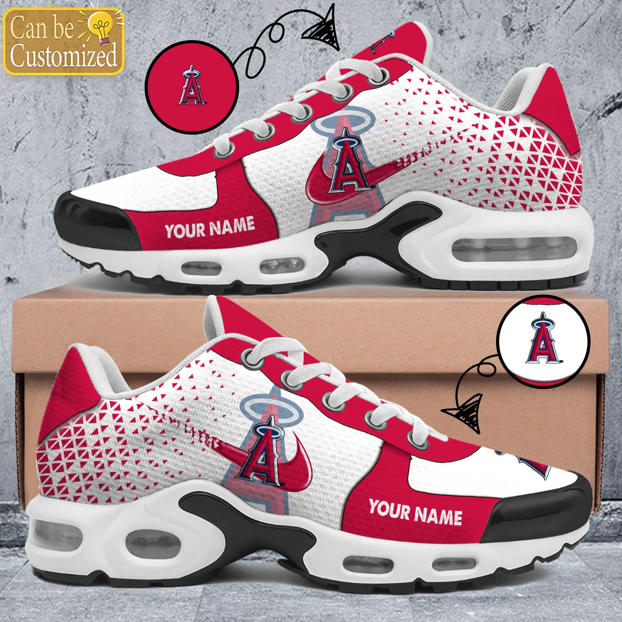 Los Angeles Angels Premium A951 Shoes Personalized
