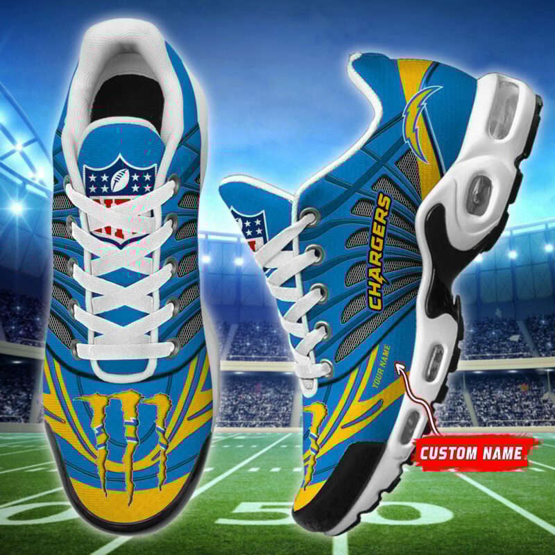 Los Angeles Chargers Air Max Plus Sport Sneakers For Fan Gifts