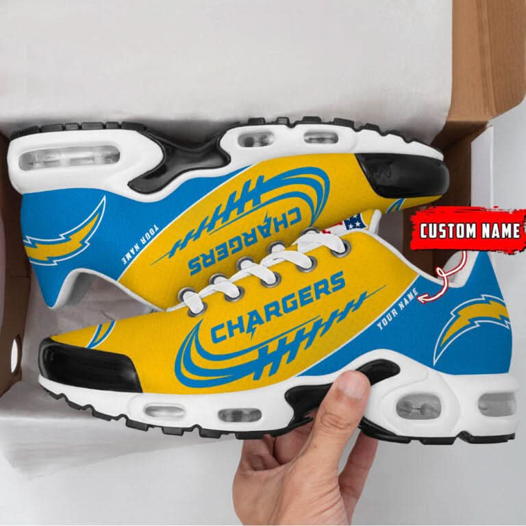 los angeles chargers custom name tn shoes perfect gift 3845 hodub