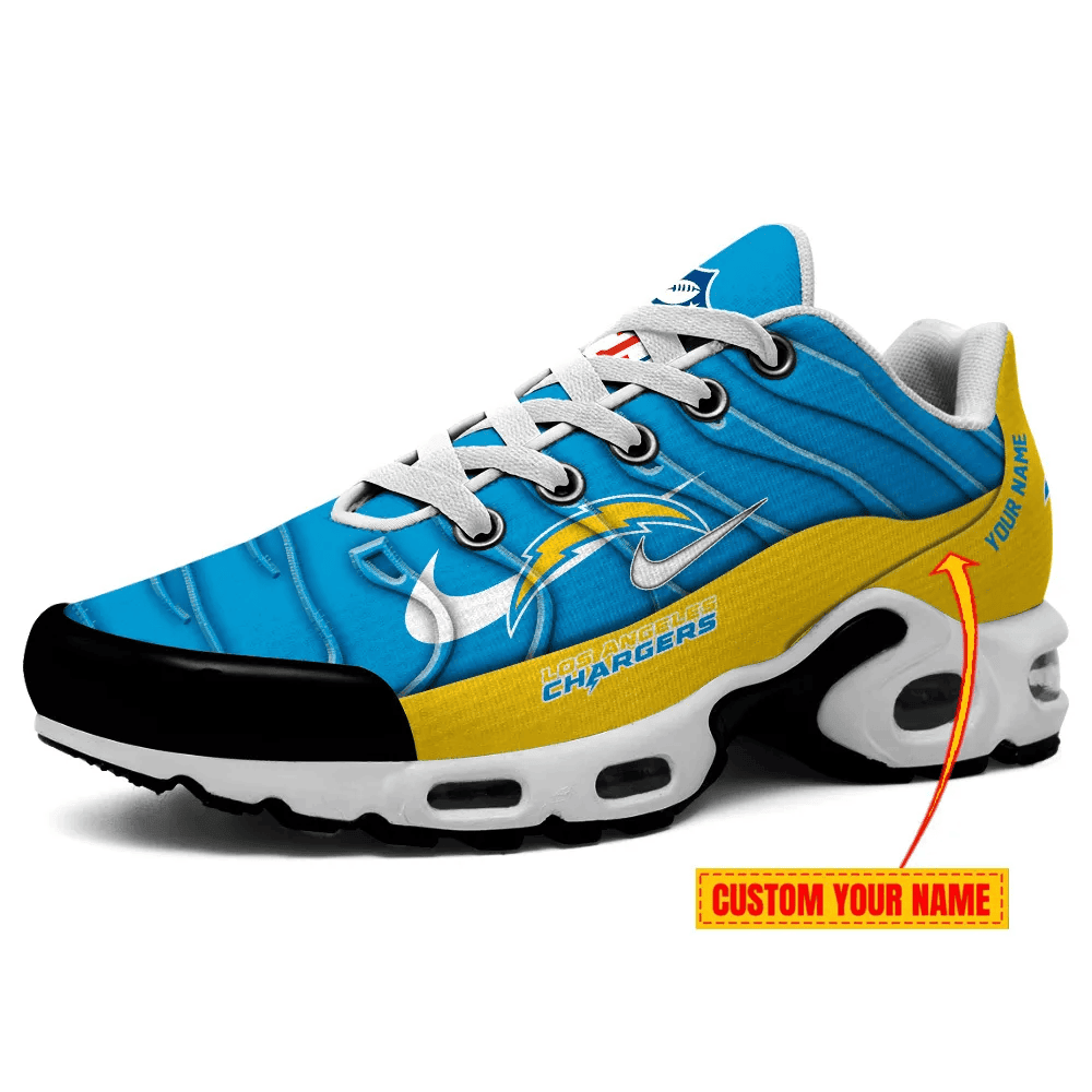 los angeles chargers personalized name team mix colors v4 tn air max shoes air cushion sneakers 5655