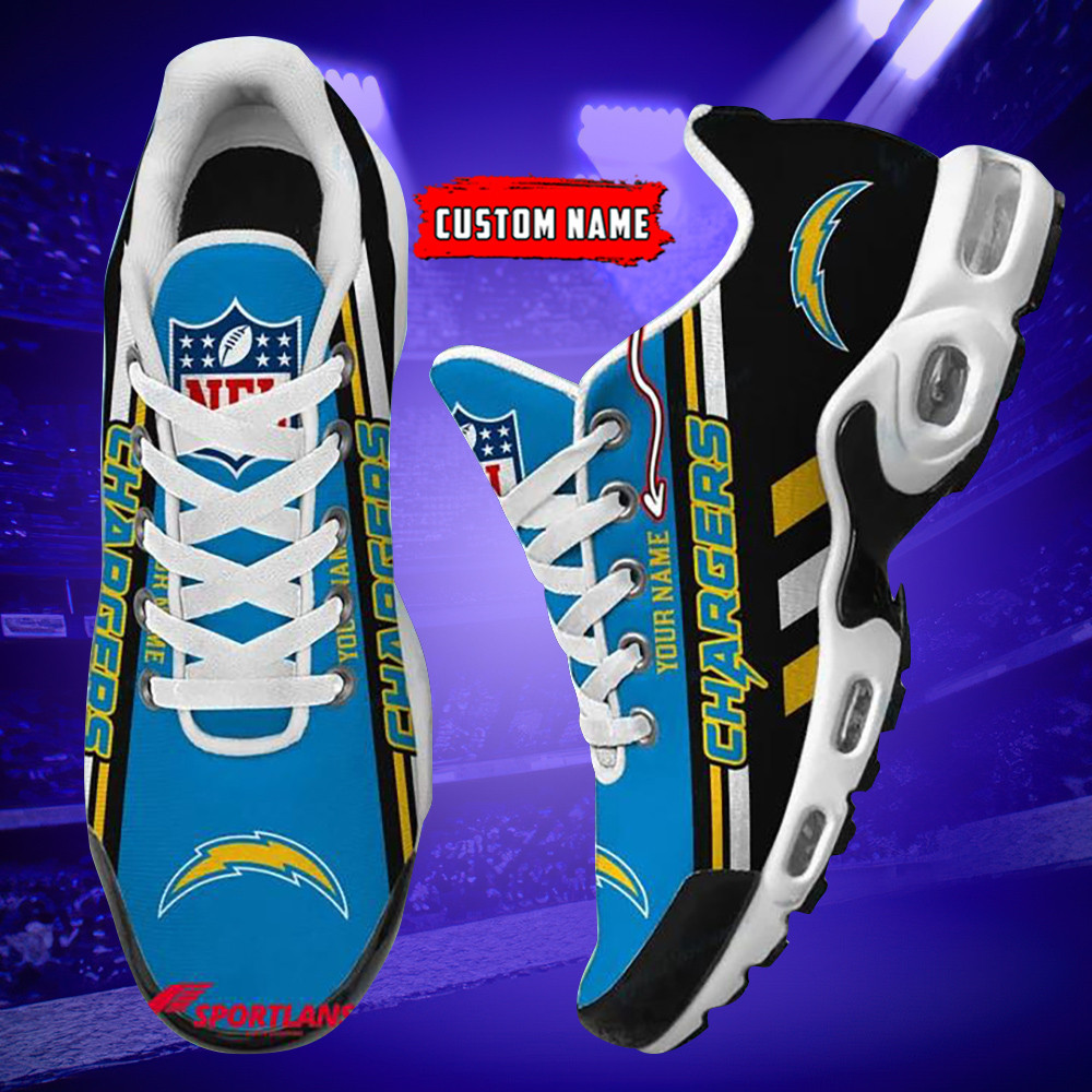 los angeles chargers personalized tn air max shoes air cushion sneakers 3862 ze5yf