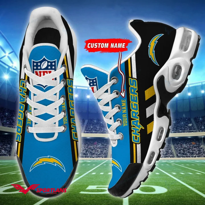 los angeles chargers personalized tn shoes air cushion sneakers dttns 9032 stdty