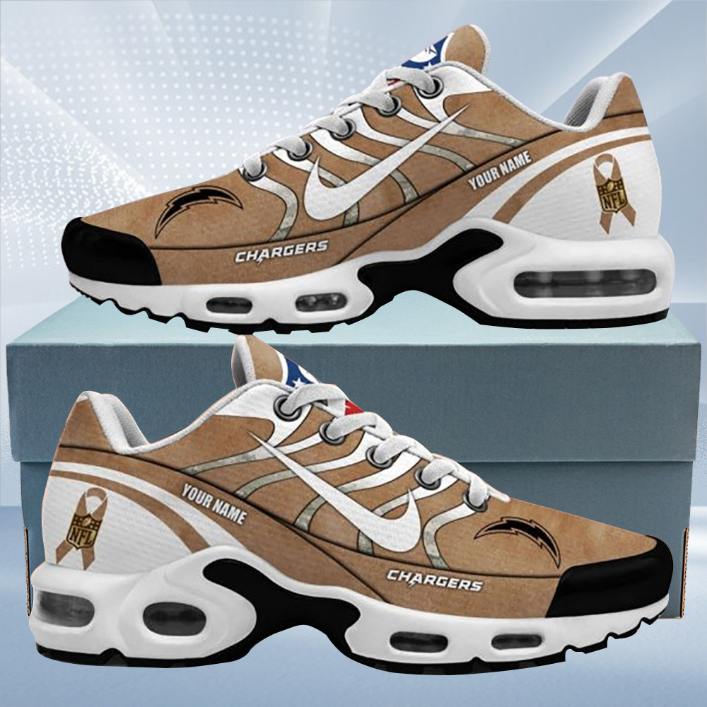los angeles chargers salute to service personalized tn air max shoes air cushion sneakers 4443