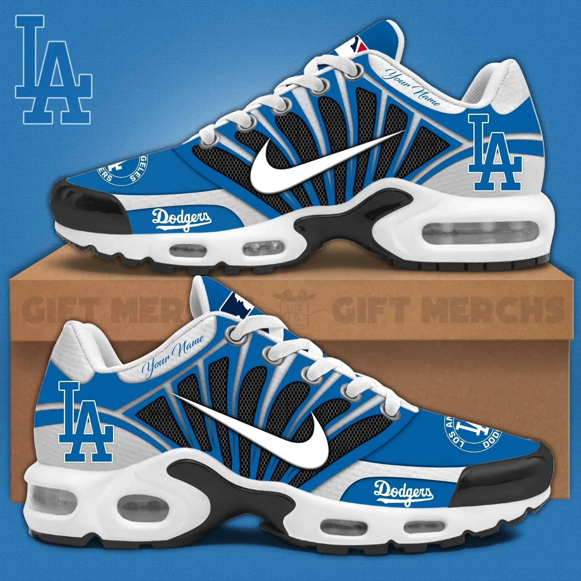 los angeles dodgers customized premium sport shoes 2177 7mirv