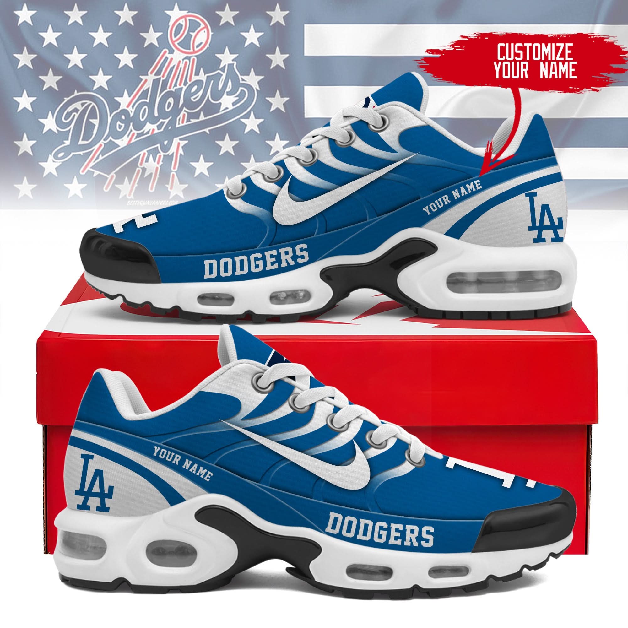 los angeles dodgers personalized air max shoes 300525 1699 kkaoz