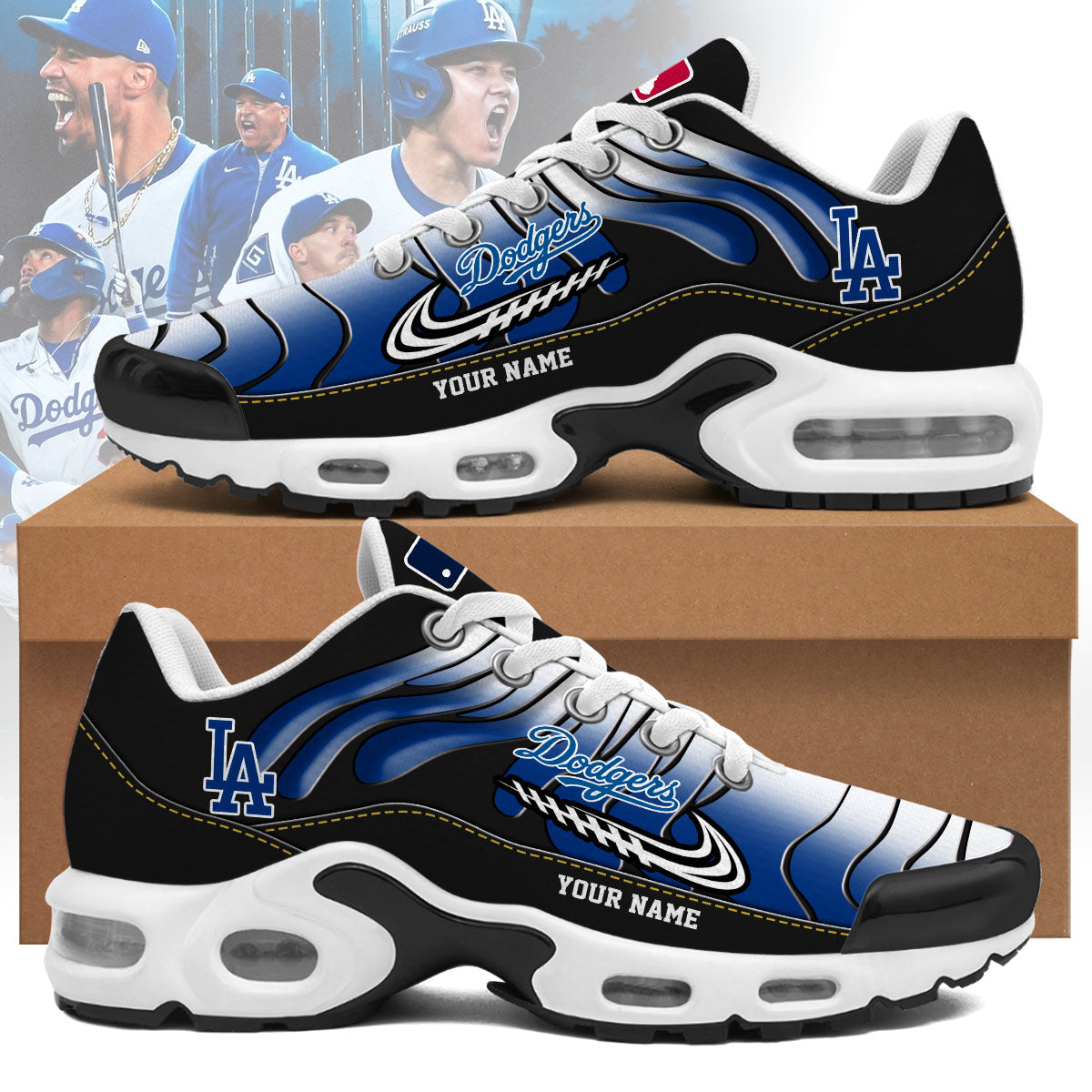 los angeles dodgers personalized air max shoes 3720 tlmn7