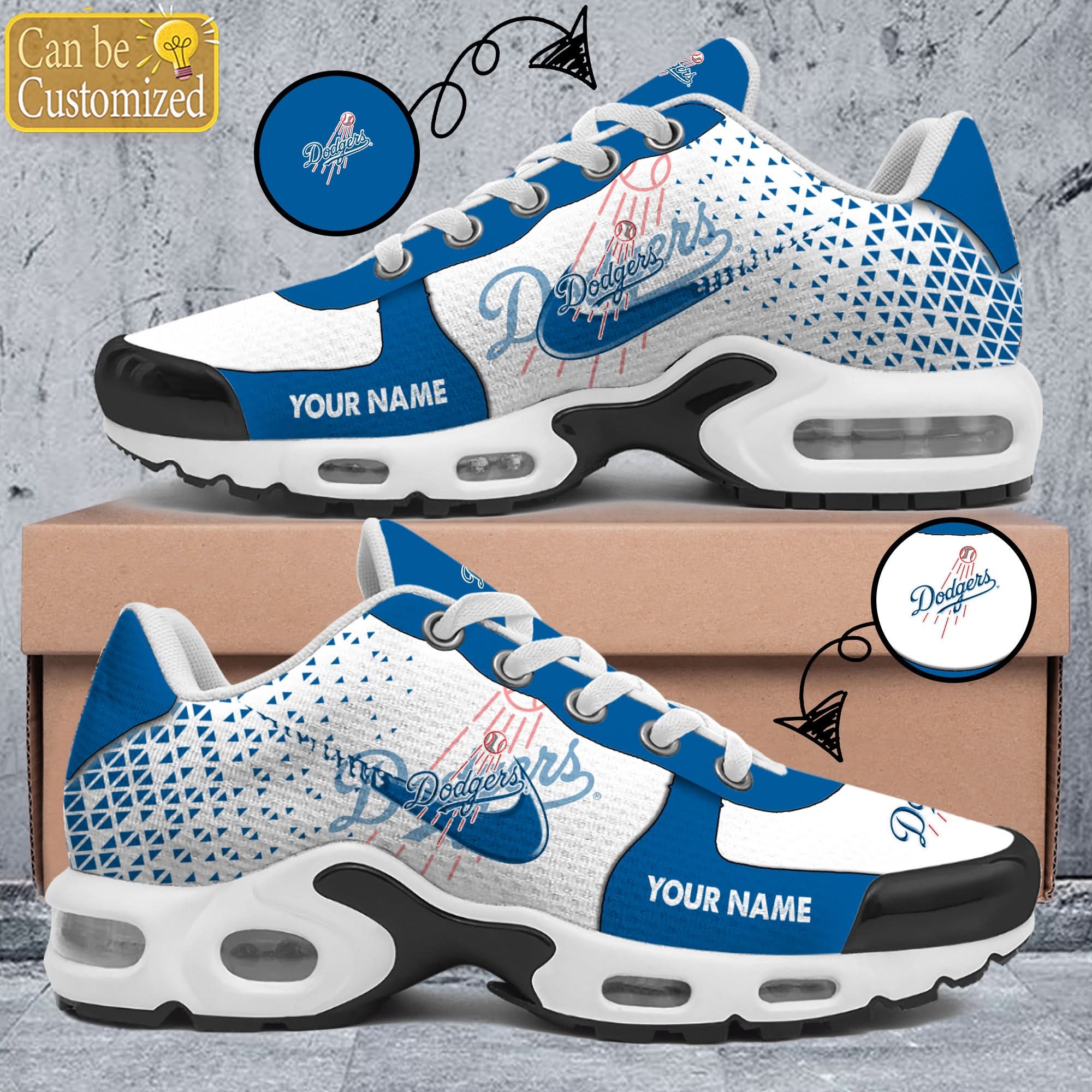 los angeles dodgers premium a951 shoes personalized 6186 ldbm5