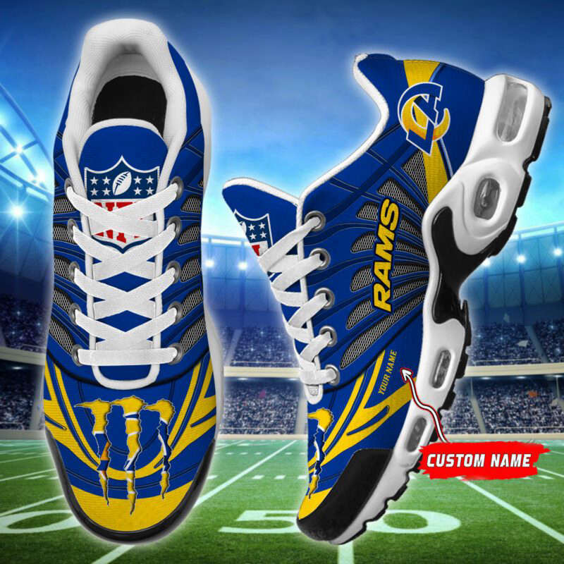 los angeles rams air max plus sport sneakers for fan gifts 8625 cmpo0