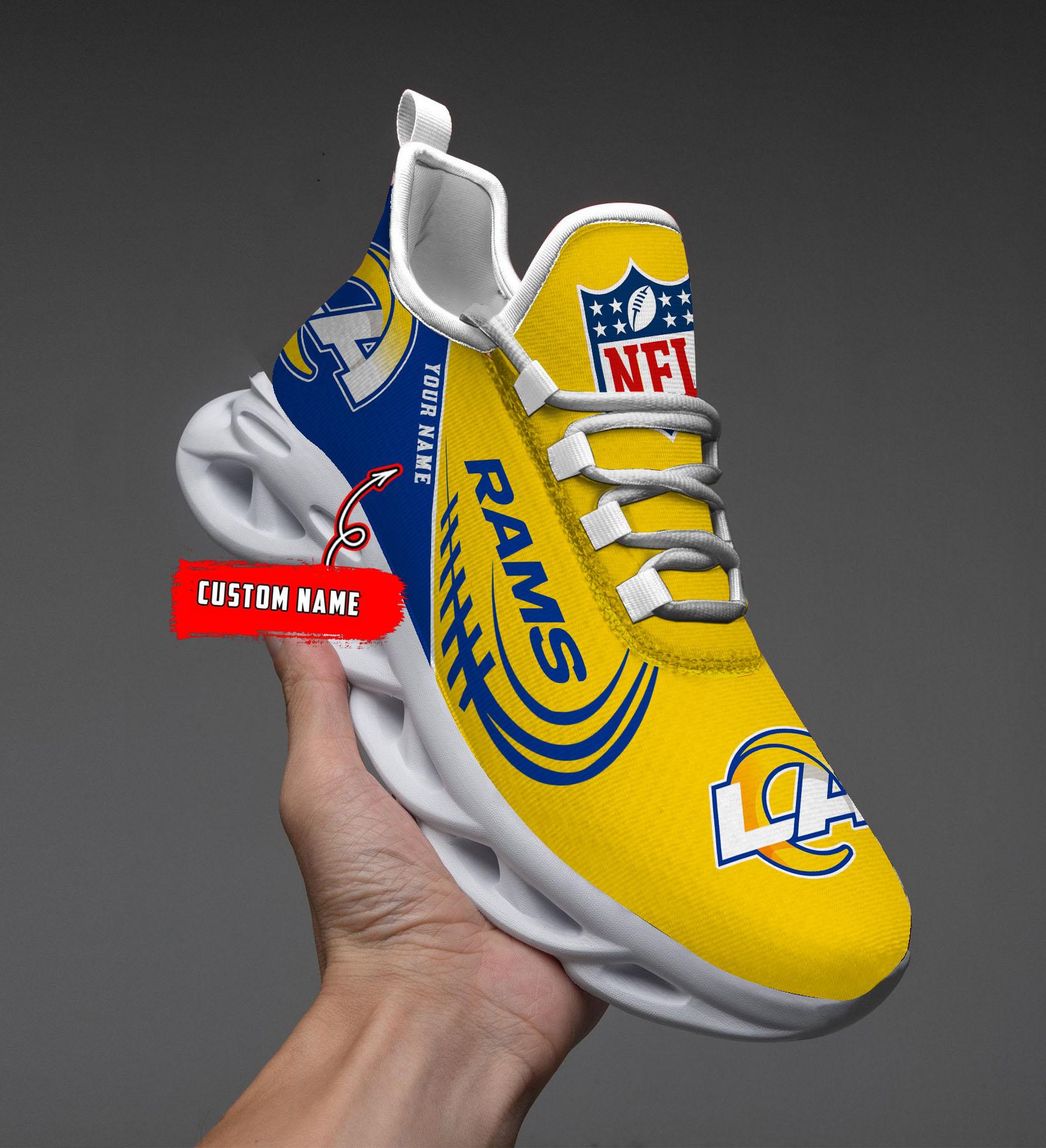 los angeles rams black max soul shoes 2026 versions custom name 630 5817 aosqu
