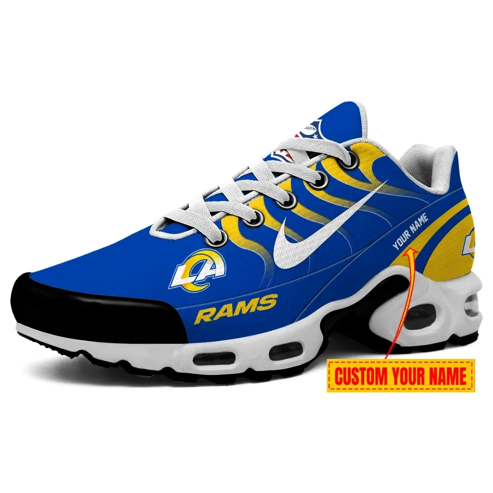 los angeles rams personalized name team mix colors v3 tn air max shoes air cushion sneakers 4617 mjqow