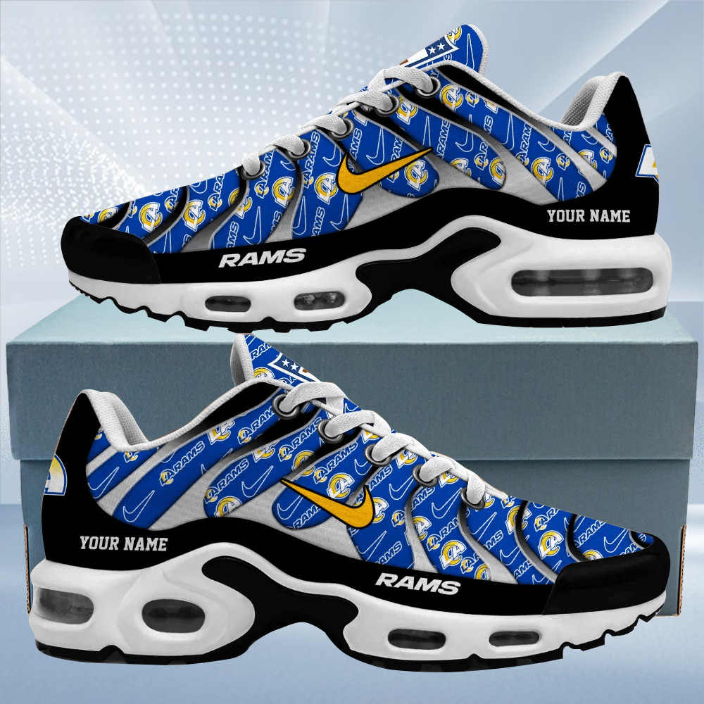 los angeles rams personalized name team mix colors v5 tn air max shoes air cushion sneakers 3340 mgegk