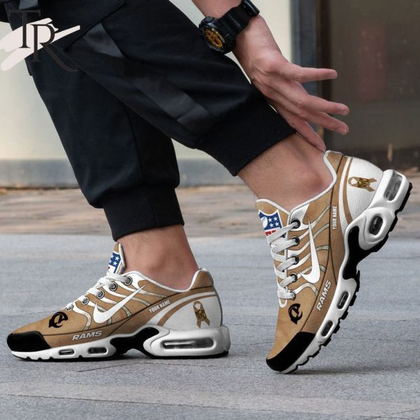 los angeles rams salute to service personalized tn air max shoes air cushion sneakers 8887