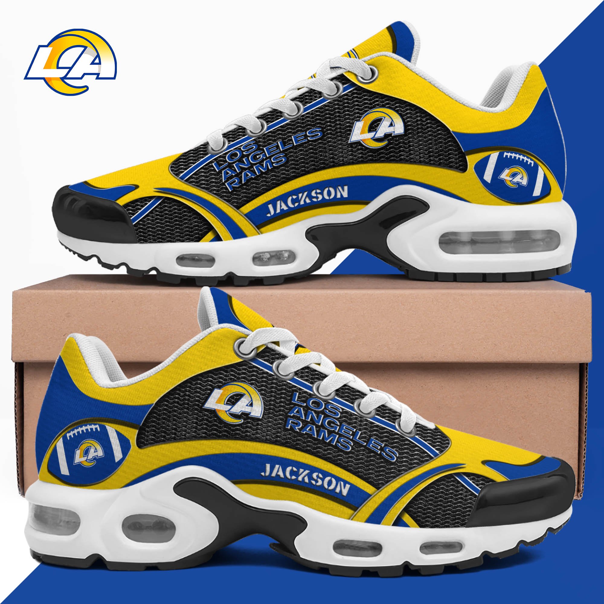 Los Angeles Rams Team TN Shoes 2026 Version Custom Name 889