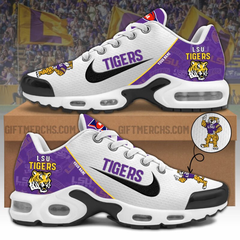 LSU Tigers TN Shoes 2026 Version Custom Name, Shoes For Sport Fan, Sport Gifts PH270