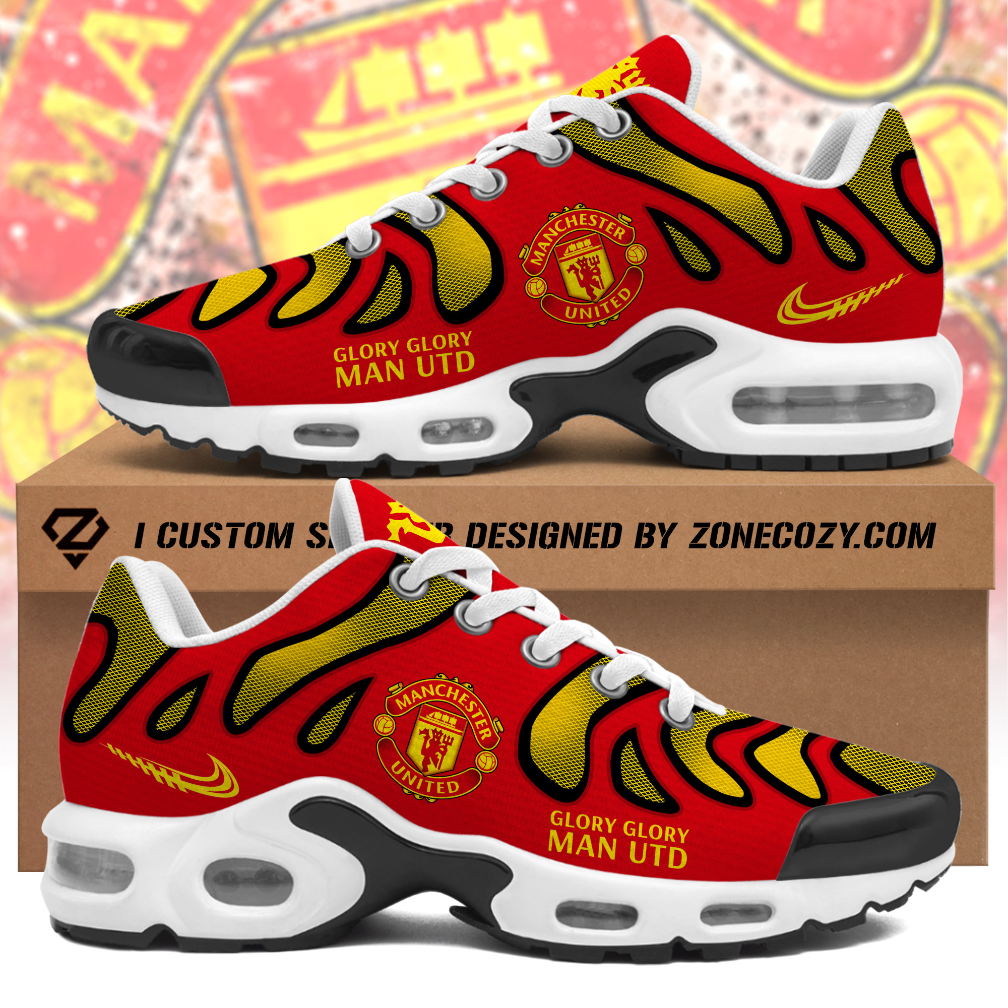 manchester united sport air cushion sneaker v2 3573