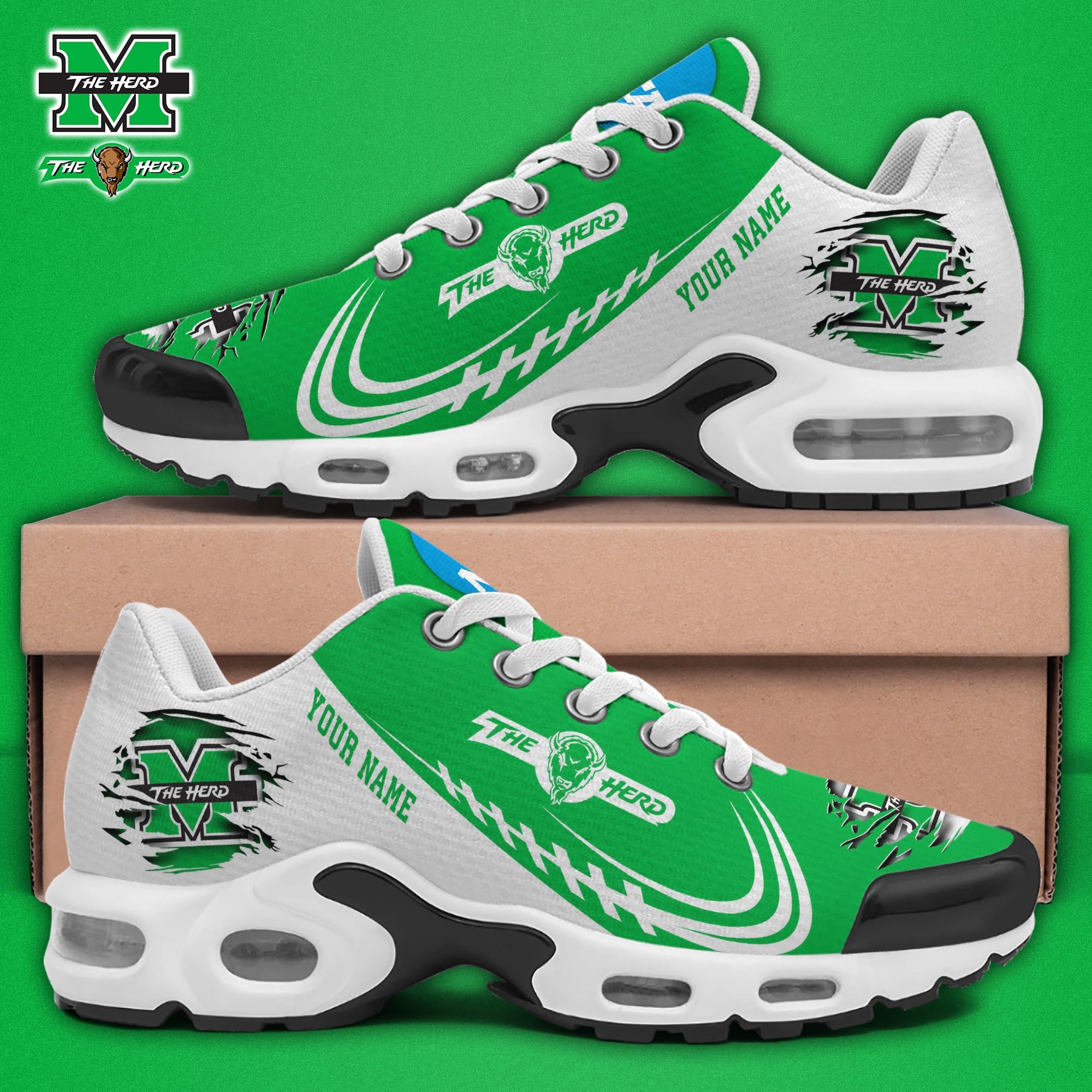 marshall thundering herd tn shoes 2026 version custom name 3653 zc2ga
