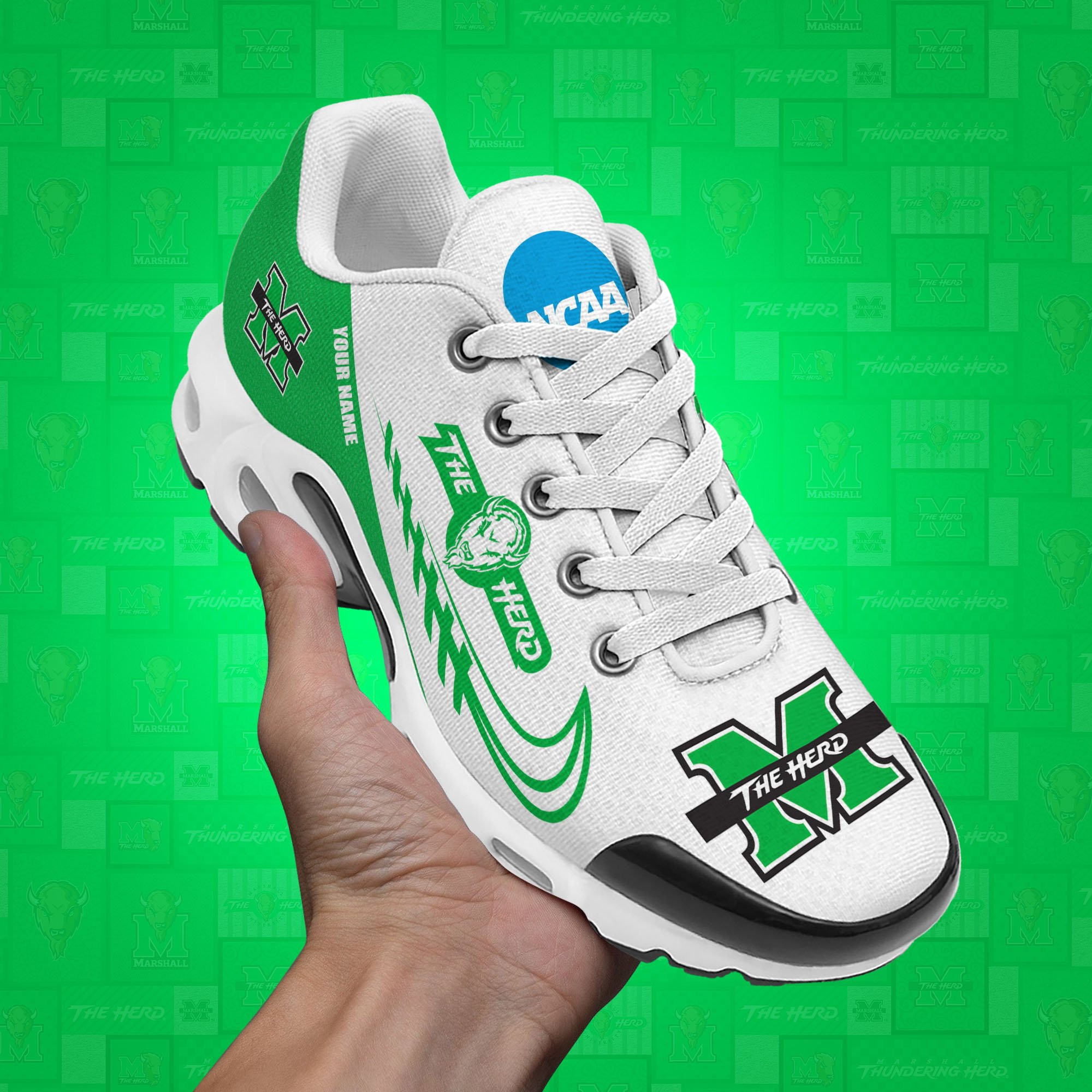Marshall Thundering Herd TN Shoes Custom Your Name 514
