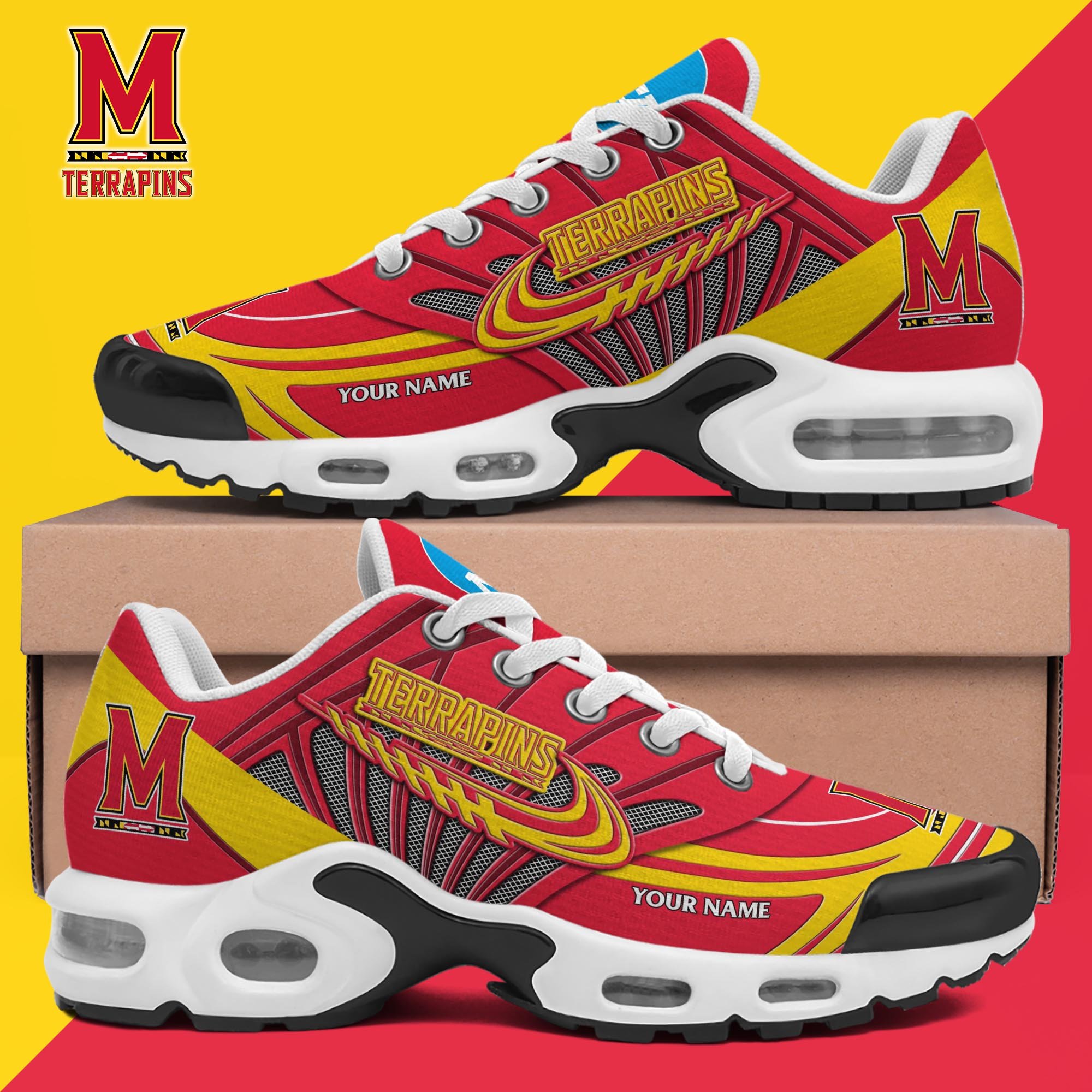 Maryland Terrapins TN Shoes 2026 Version Custom Your Name 