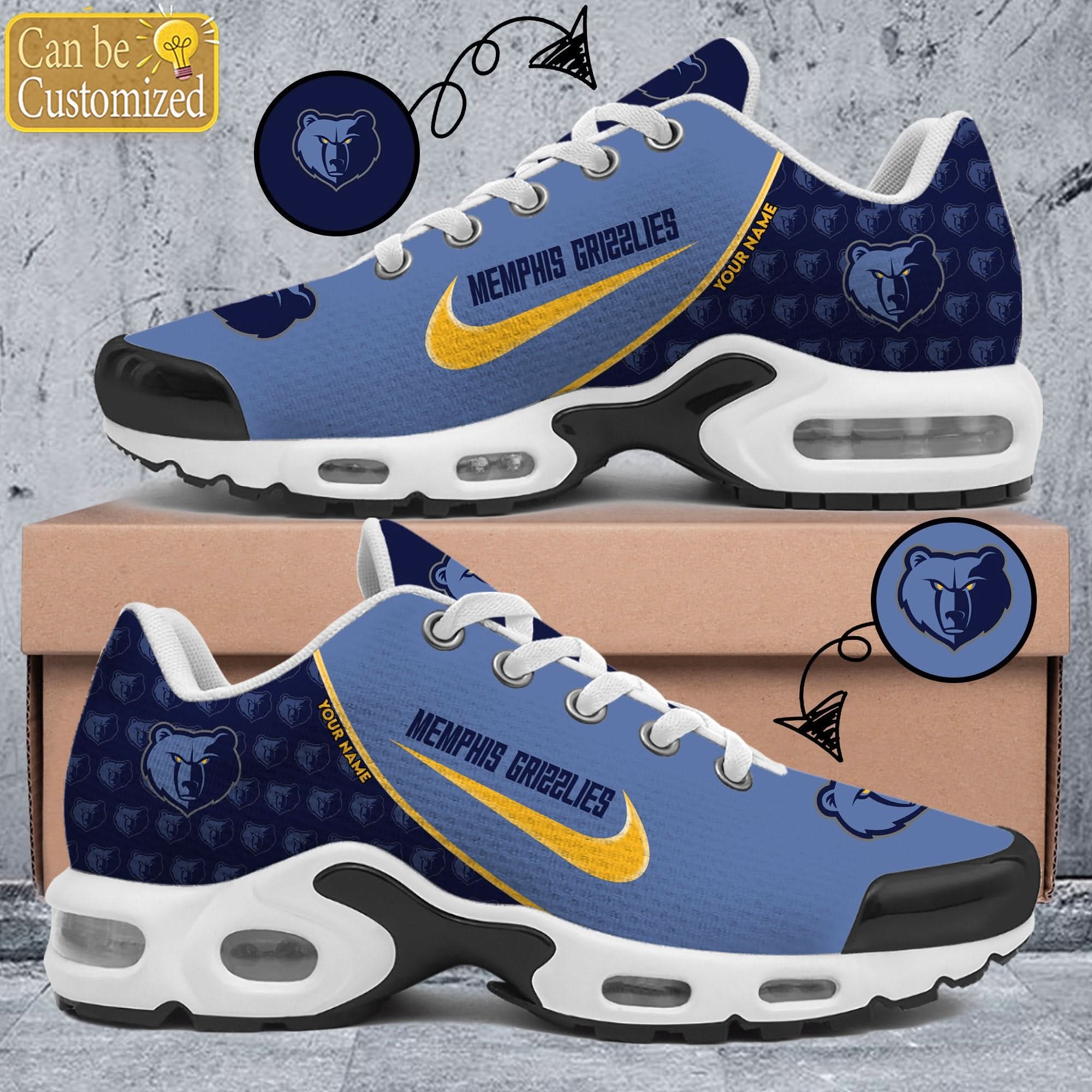 Memphis Grizzlies Premium A951 Limited Shoes Personalized