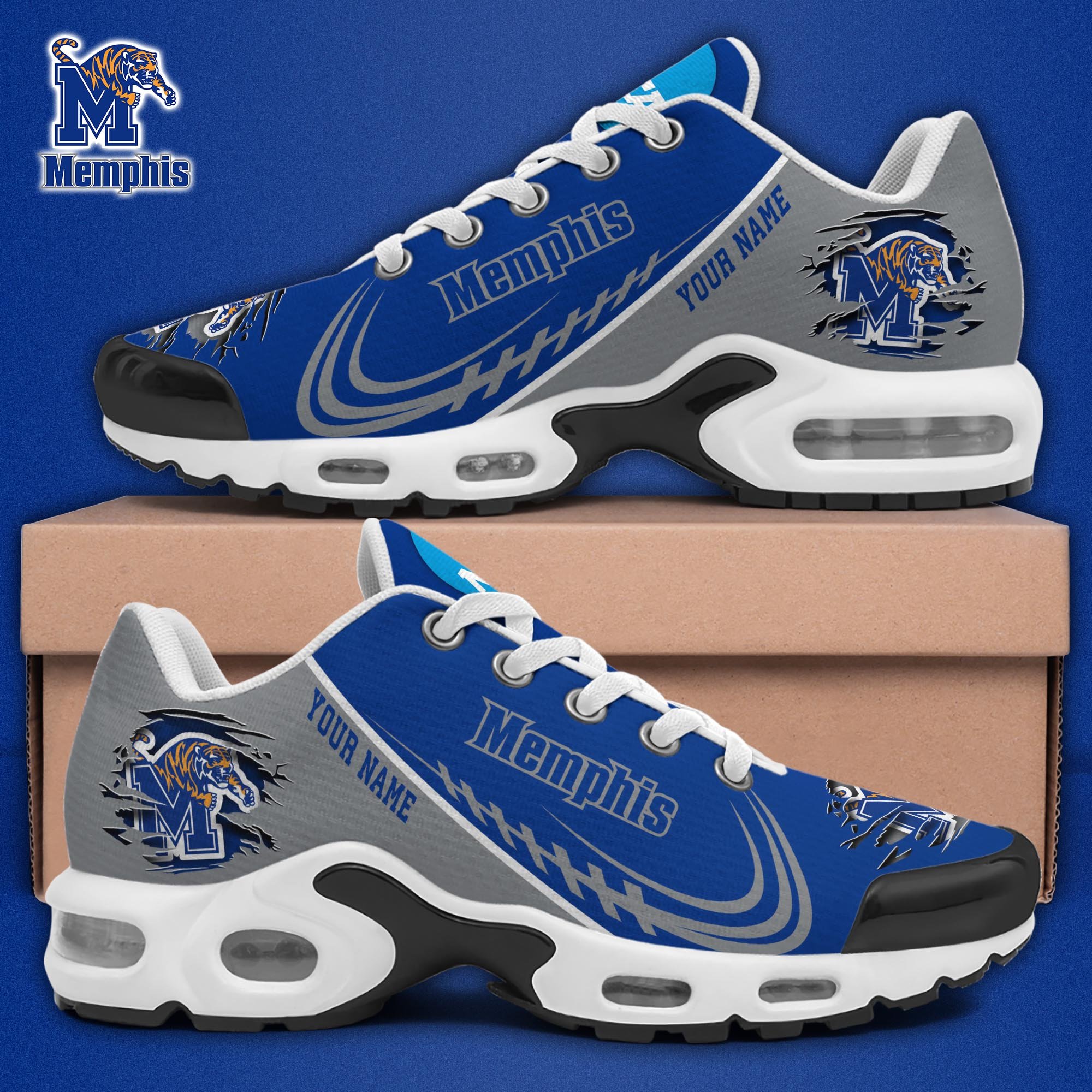 Memphis Tigers TN Shoes 2026 Version Custom Name 